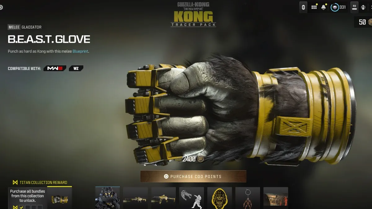 Kong Glove MW3