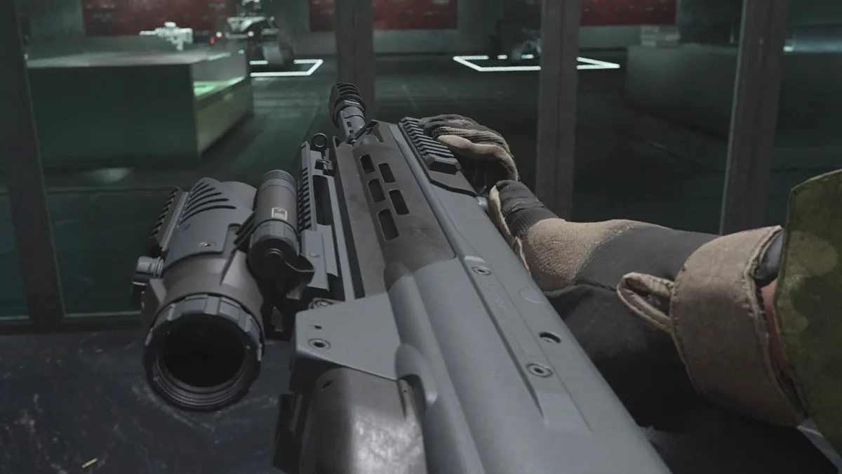Magnification Scope on the BP50 in MW3