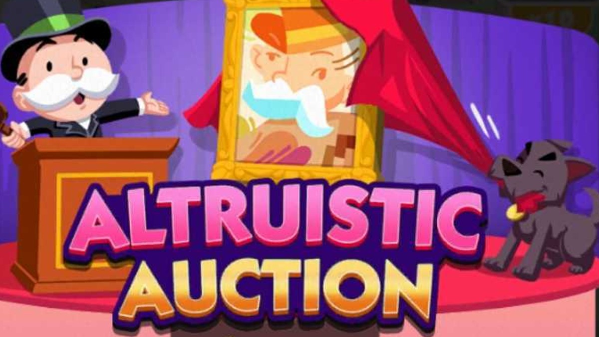 Monopoly GO Altruistic Auction Milestone Rewards Banner