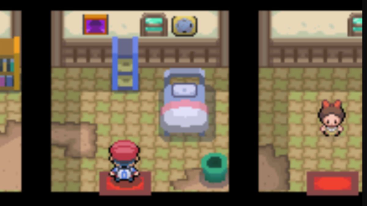 Screenshot of the Old Chateau Ghost Girl in Pokemon Diamond and Pearl