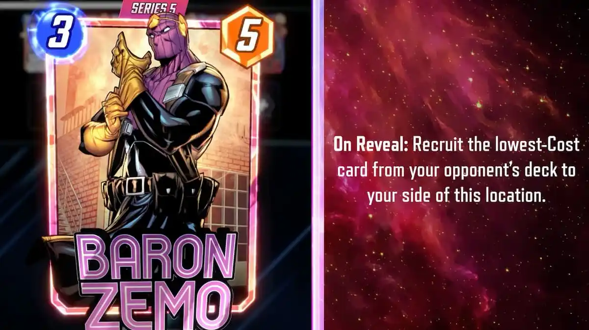 new season pass card in marvel snap for april 2024