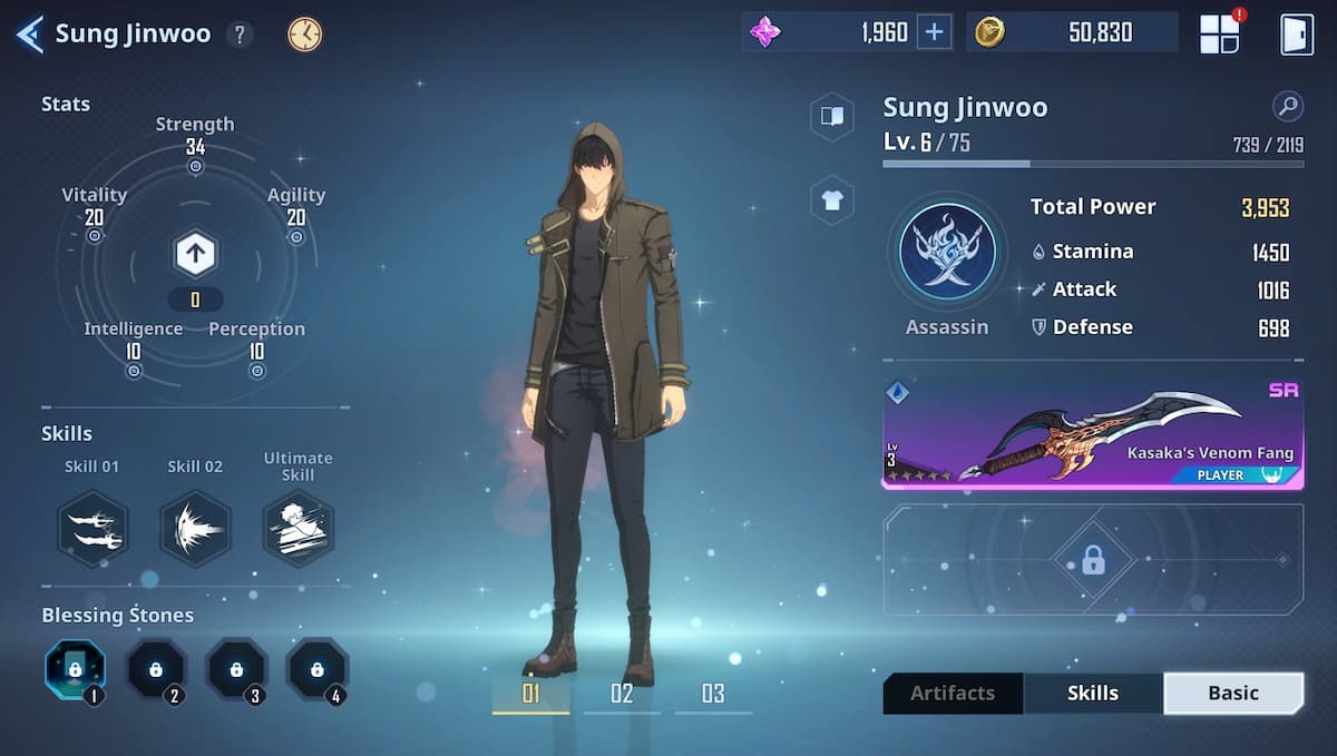 Solo Leveling Arise Stats Guide Best Stats for Sung Jinwoo