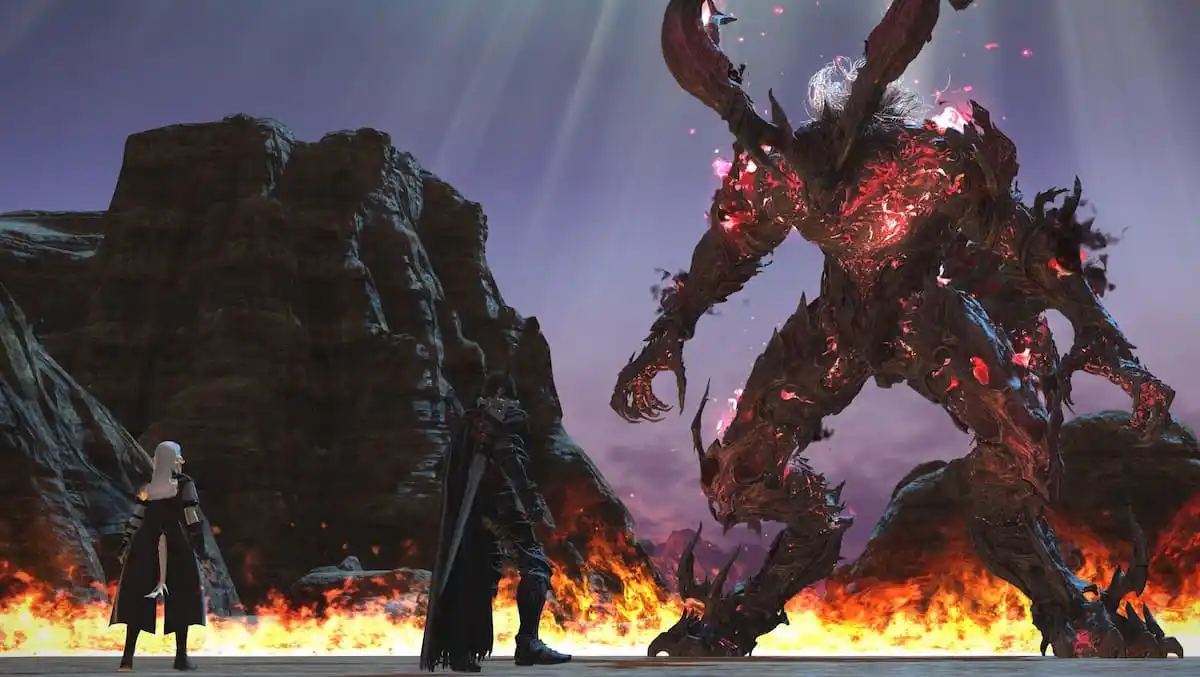 fighting ifrit in path infernal in ffxiv