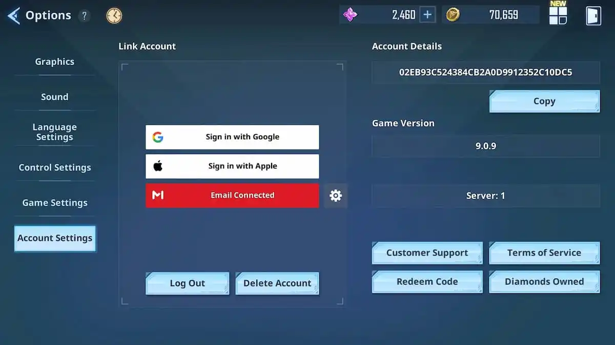 resetting your account in solo leveling