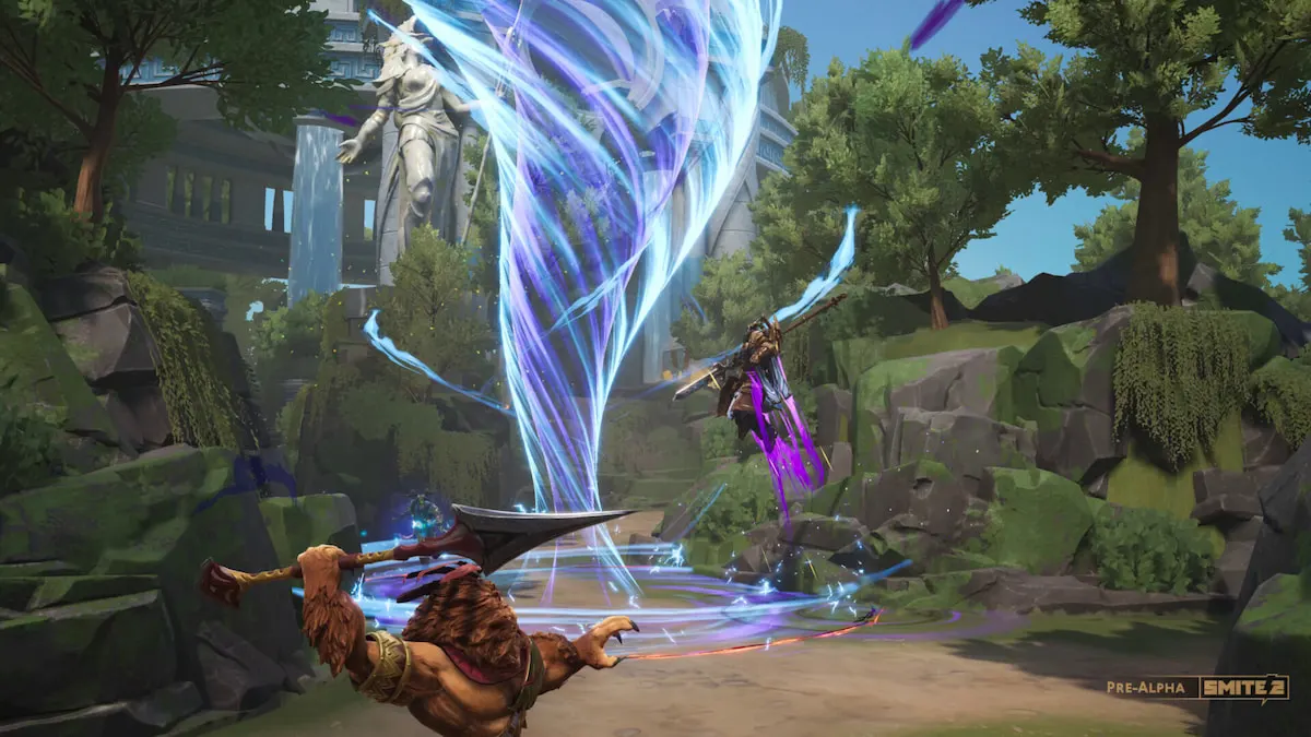 Gameplay footage from Smite 2 ahead of its alpha test period
