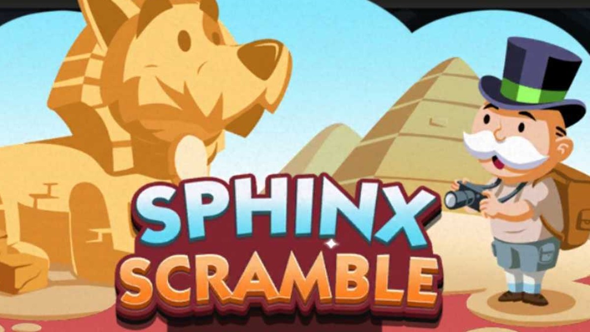 Sphinx Scramble Monopoly GO banner