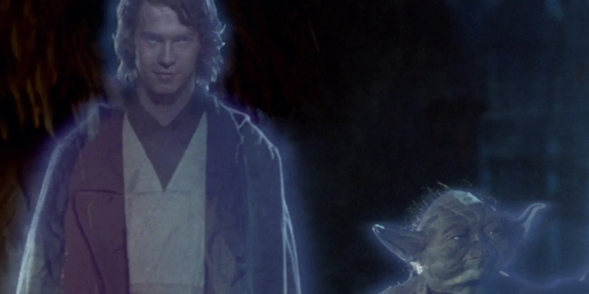 Hayden Christensen as Anakin Skywalker in the 2004 Star Wars: Return of the Jedi DVD release