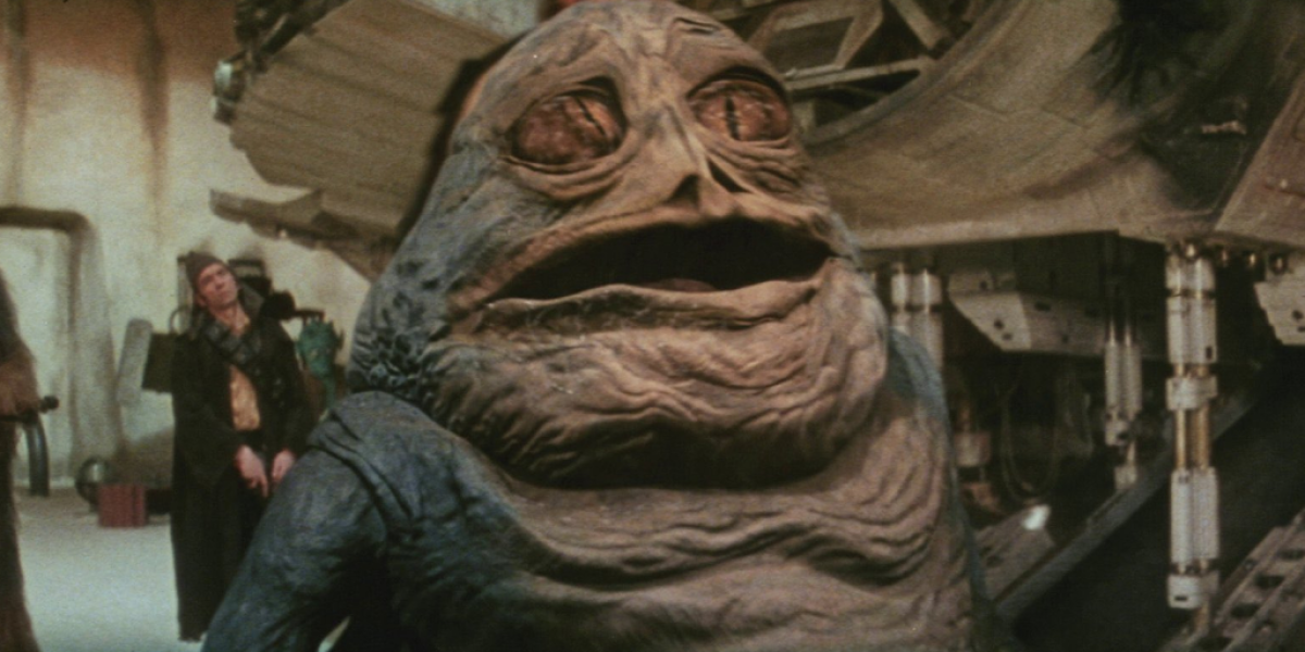 Jabba the Hutt in the Star Wars: Special Edition re-release