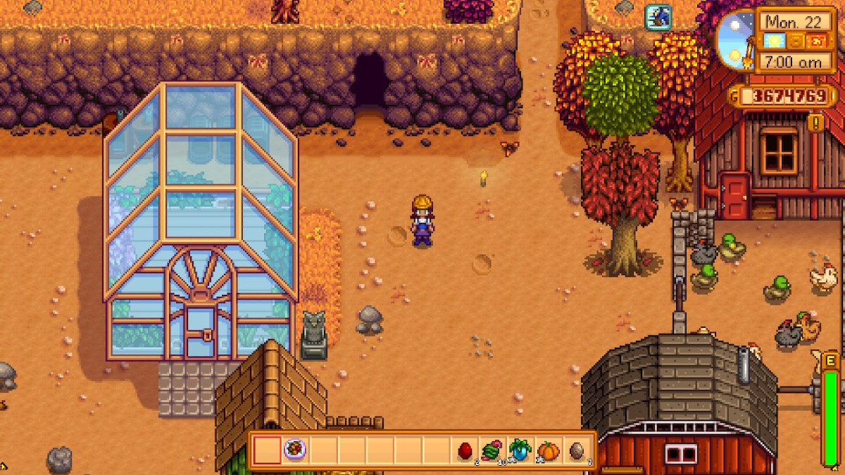 How to Move the Greenhouse in Stardew Valley