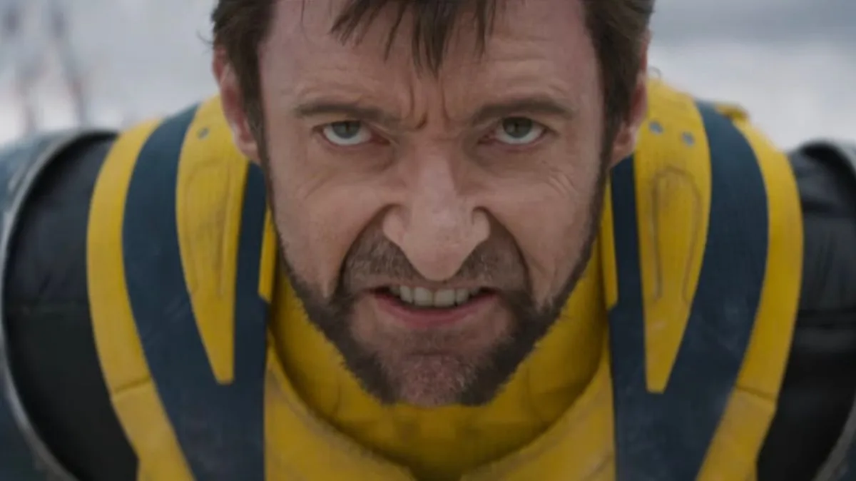 Wolverine looking angry in Deadpool & Wolverine.