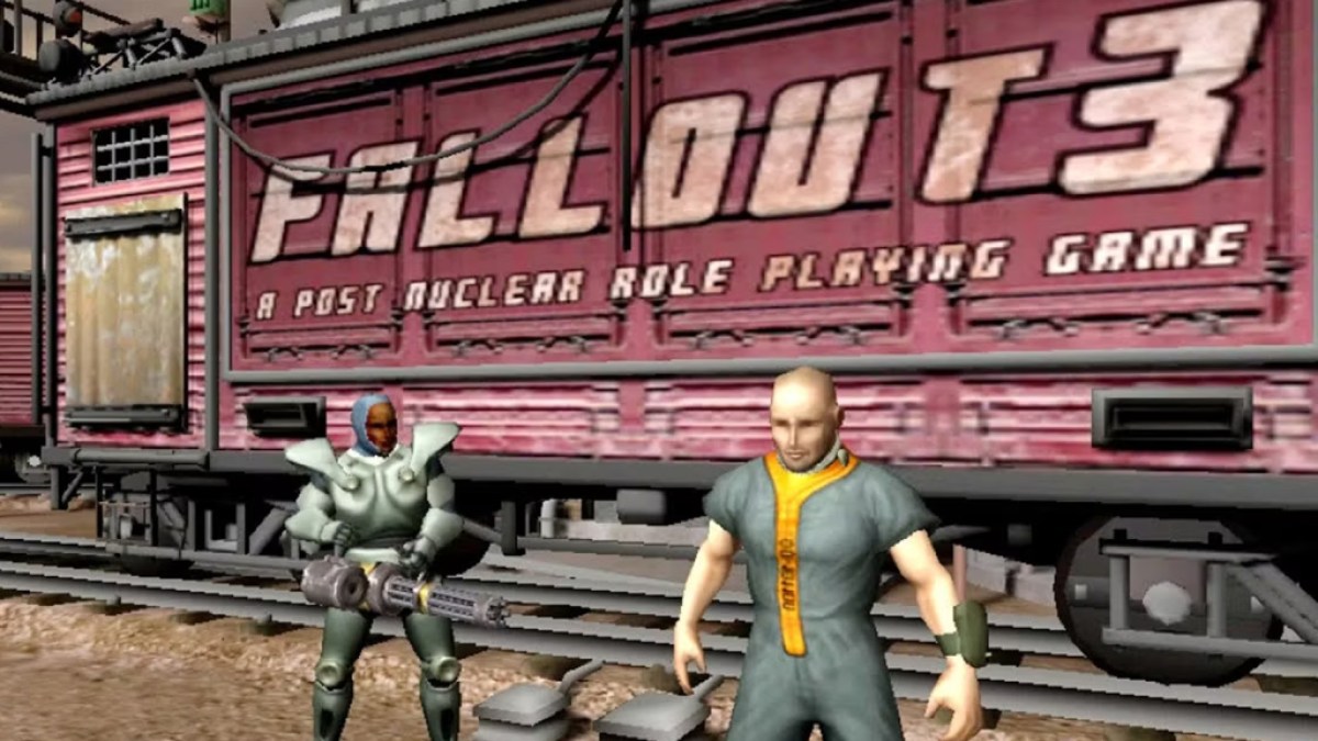 The title screen for Van Buren, Black Isle Studios' cancelled version of Fallout 3