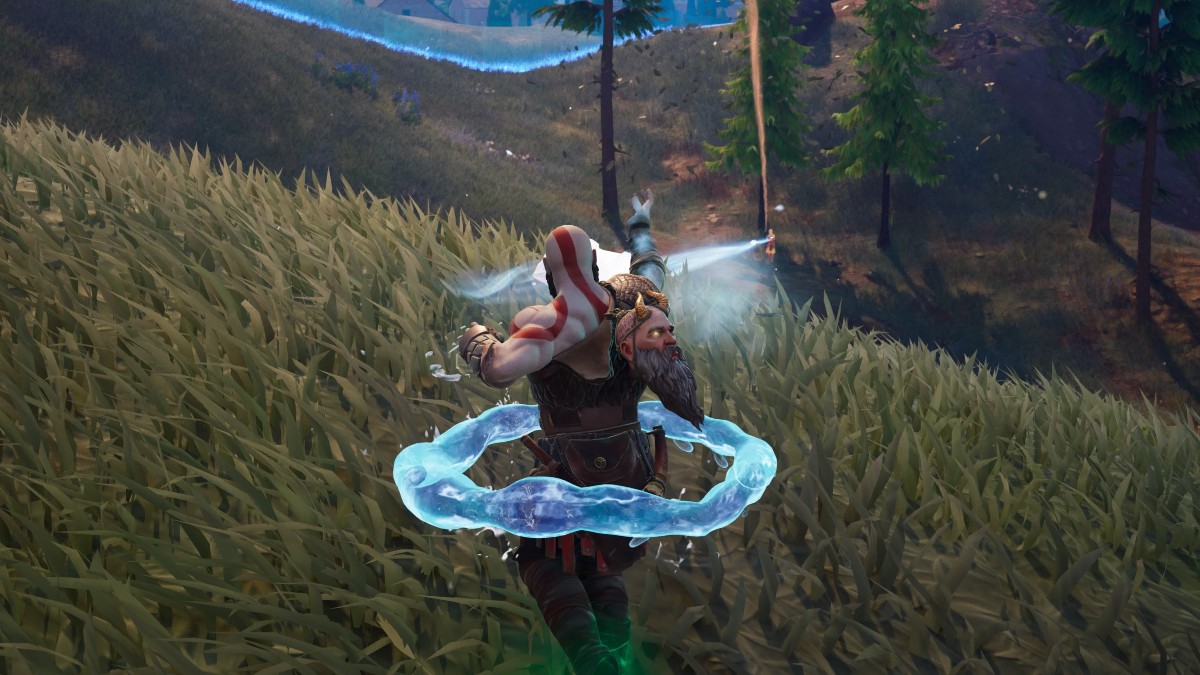 Waterbending Mythic in Fortnite.