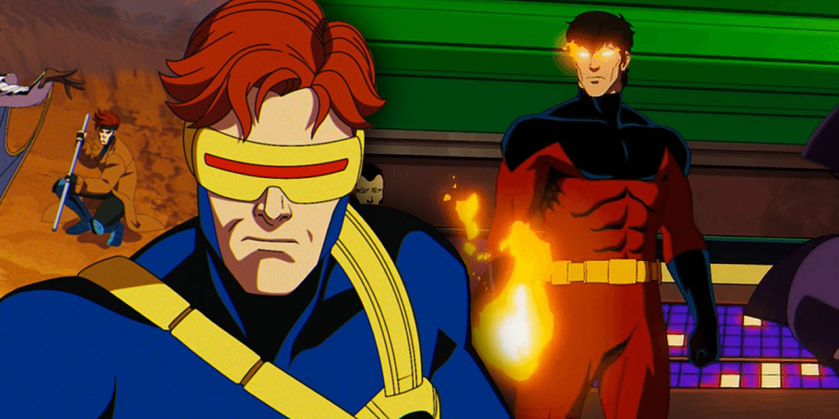 Combined stills of Cyclops and Vulcan in X-Men '97 Season 1