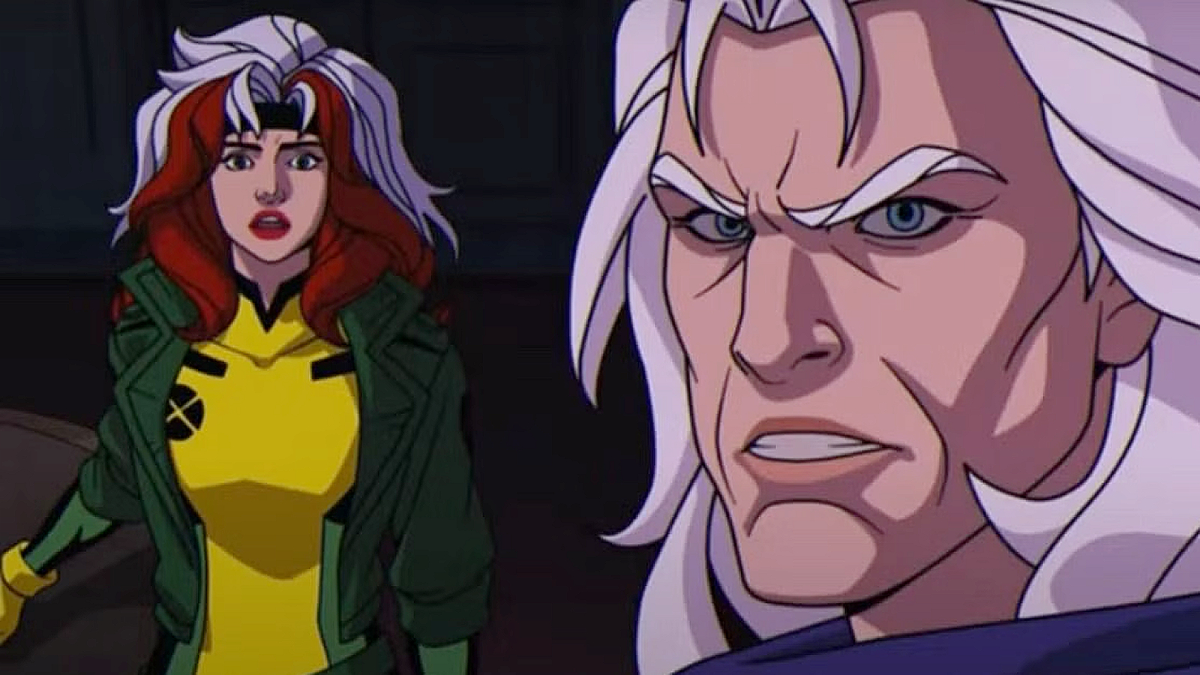 Magneto and Rogue in a scene from X-Men '97, Season 1