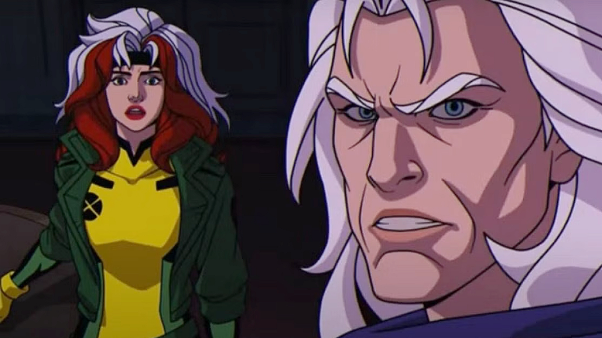 Magneto and Rogue in a scene from X-Men '97, Season 1. This image is part of an article about when does X-Men '97 Episode 8 Come Out?