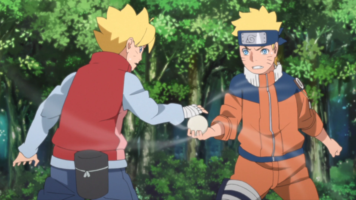 Boruto reaches out to Naruto