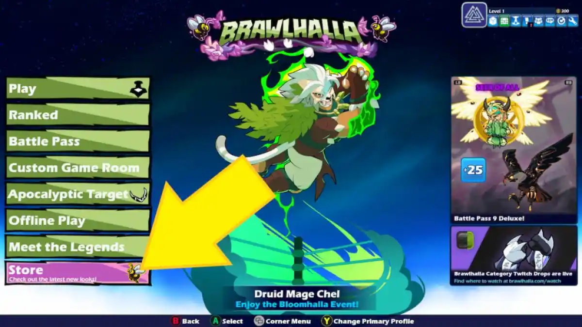 How to redeem Brawlhalla codes.