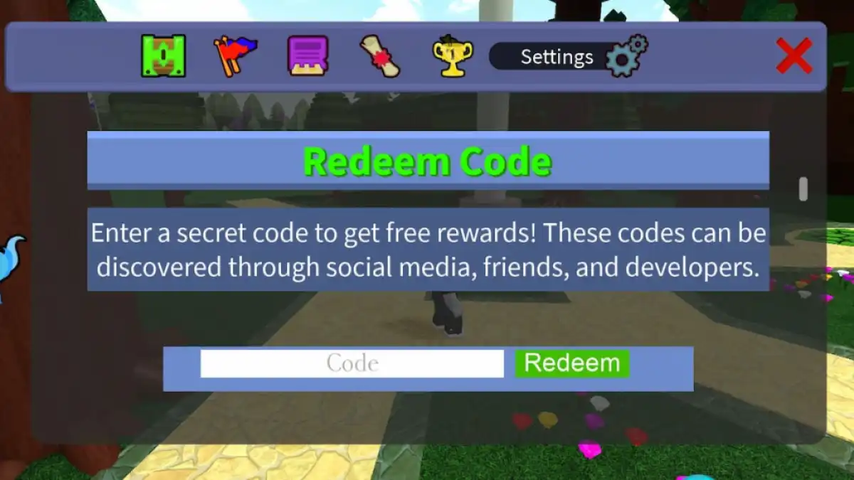How to redeem codes in Build a Boat for Treasure