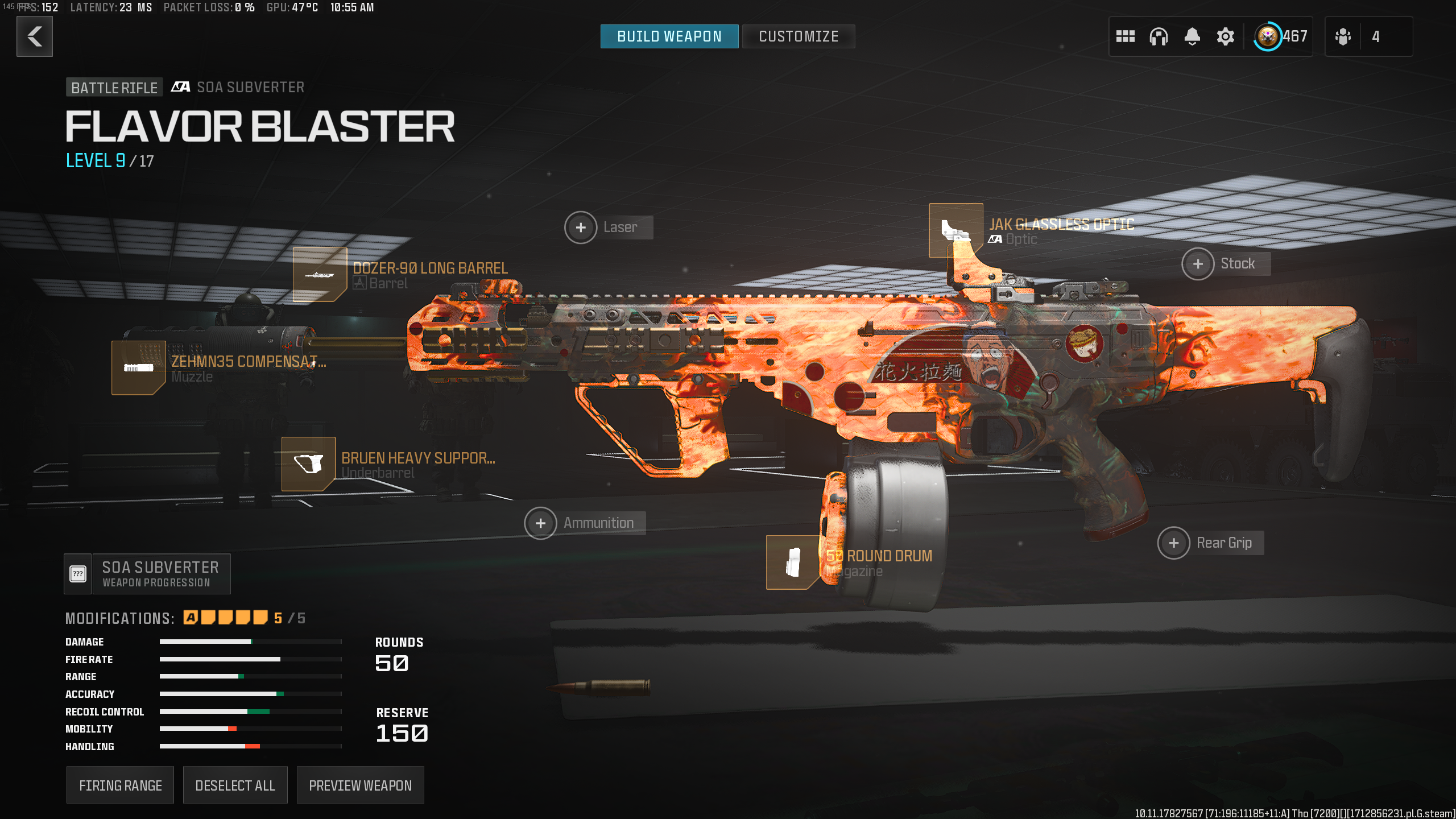 The SOA Subverter loadout in Warzone
