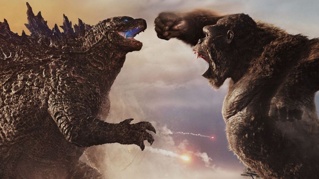 Kong ataca a Godzilla en Godzilla vs.Kong (2021)