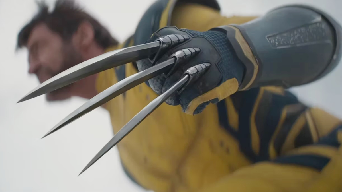 A close-up of Wolverine's claws in Deadpool & Wolverine