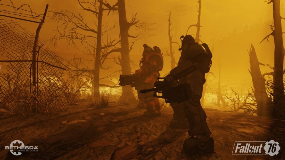 Fire Breathers in Fallout 76. This image is part of an article about Fallout 76 Fire Breather Exam answers. 