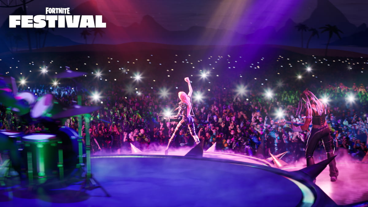 Lady Gaga on Fortnite Festival Stage