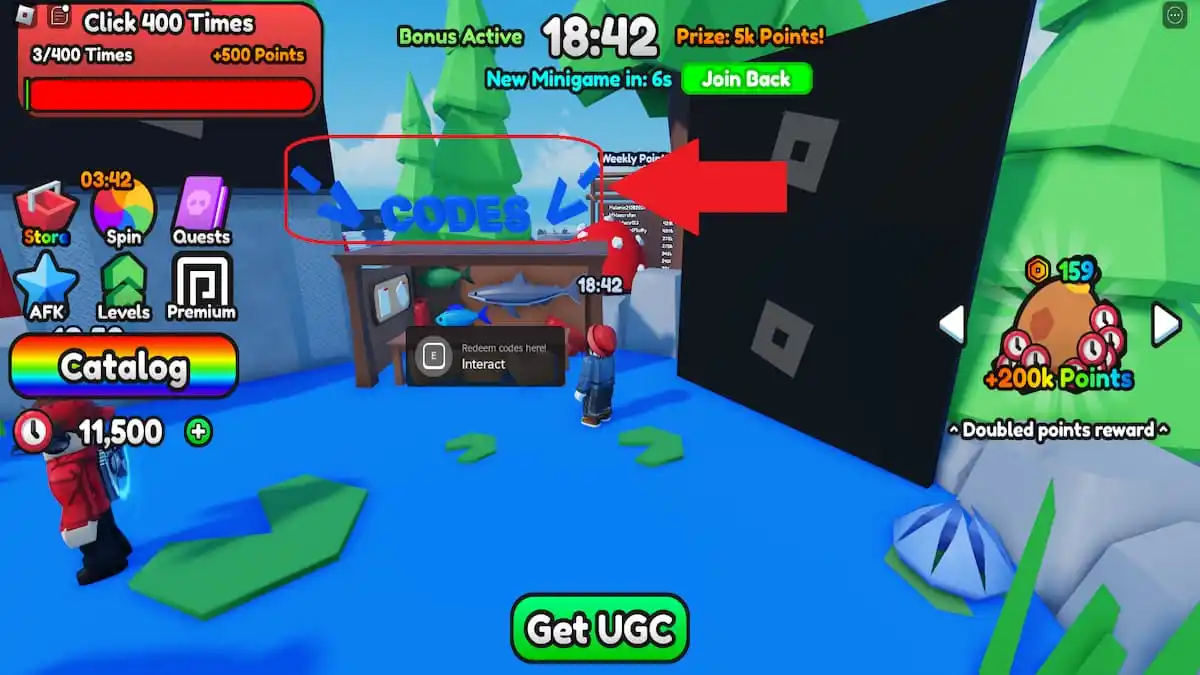 Play for UGC How to Redeem codes