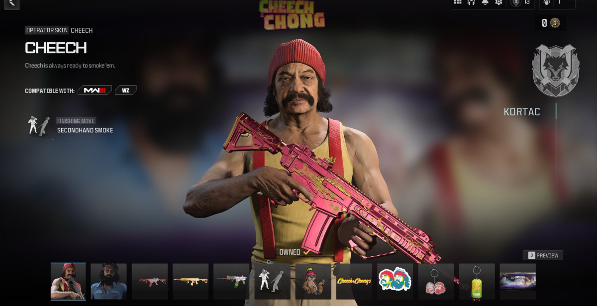 The Cheech and Chong bundle in MW3