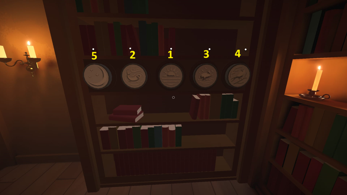 Library puzzle in Botany Manor