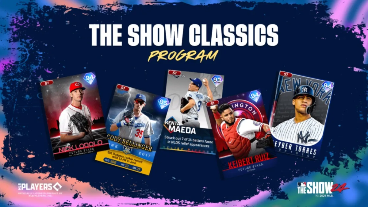 Four new classic cards added to MLB The Show 24