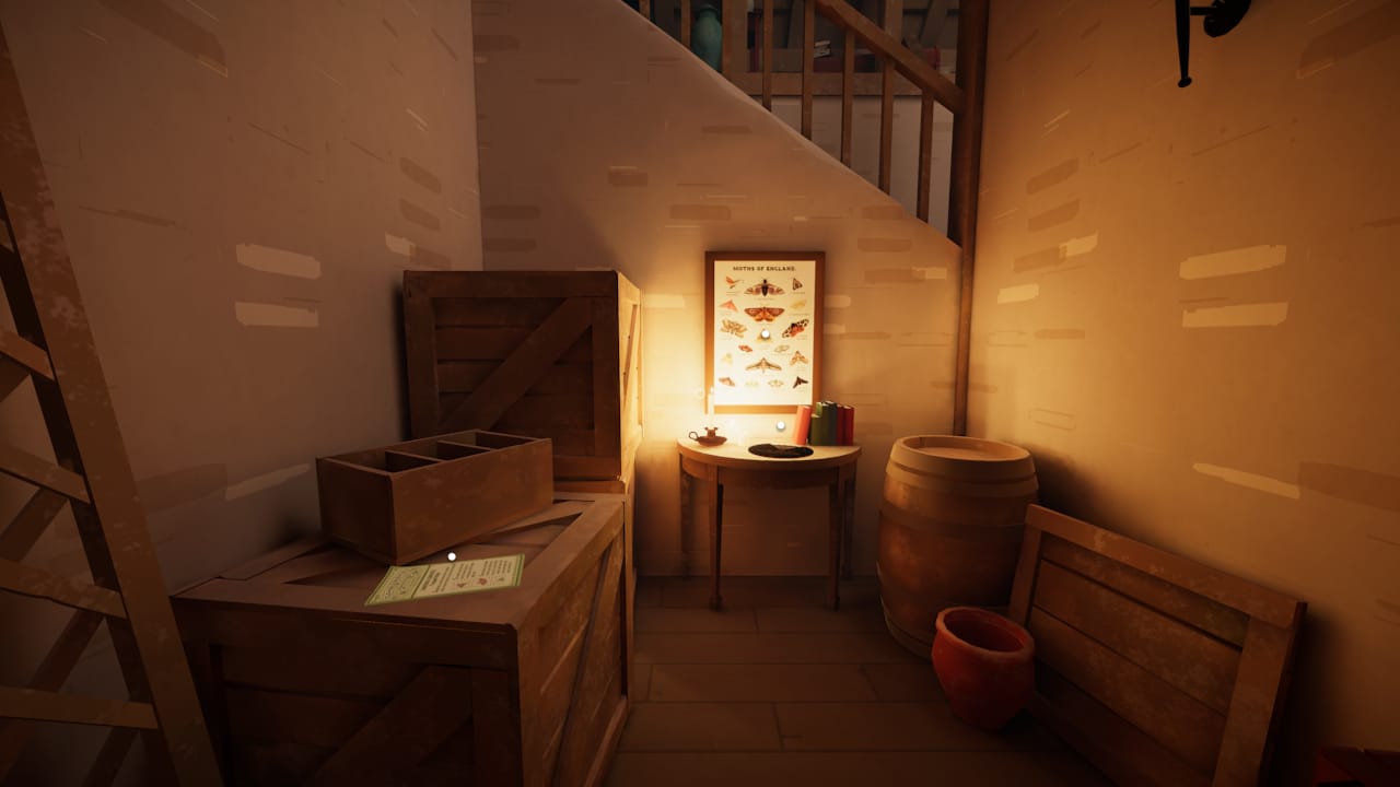 Moth posters in Botany Manor