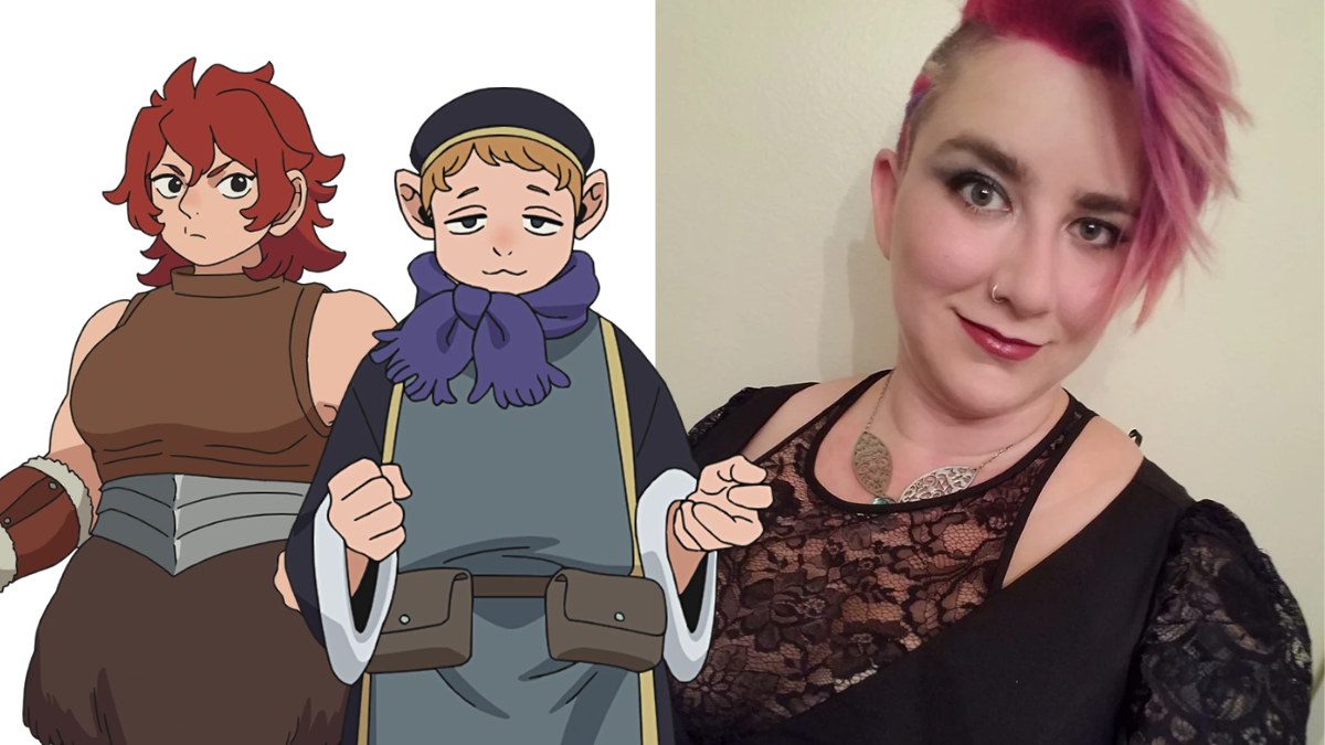 Voice Actor Marin Miller as Namari and Holm in Delicious in Dungeon