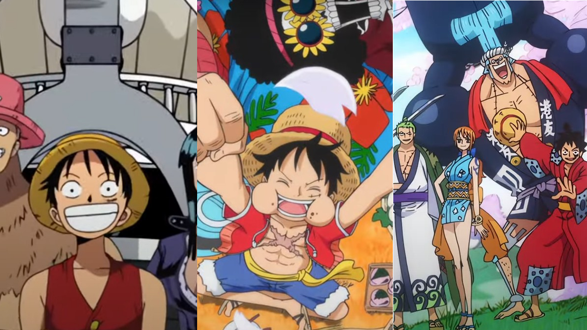three scenes from one piece openings