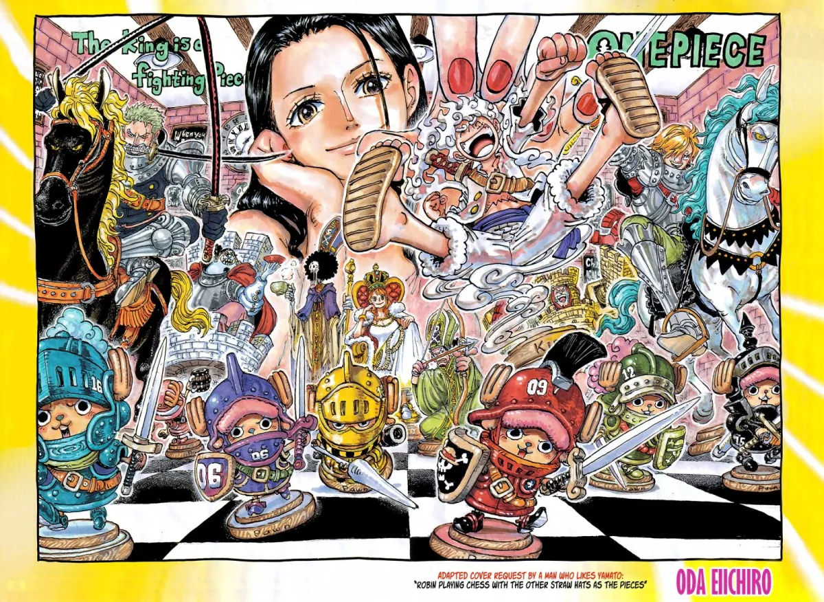 Full page spread of One Piece Chappter 1113