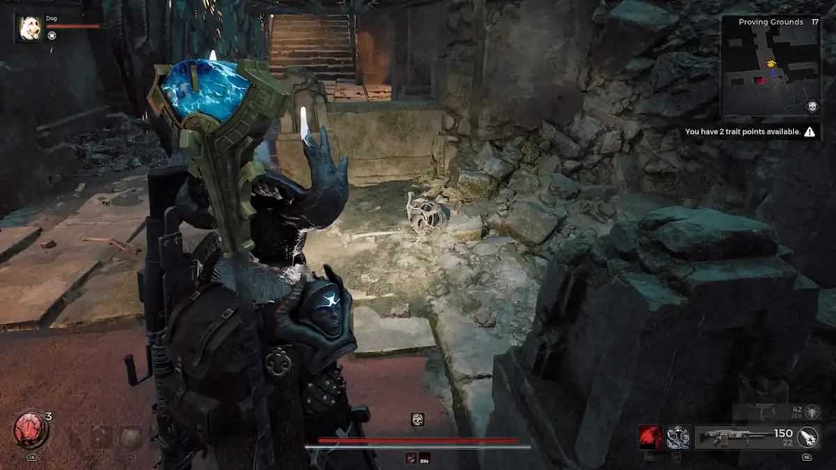 Image of the safe spot in the saw puzzle in the Proving Grounds
