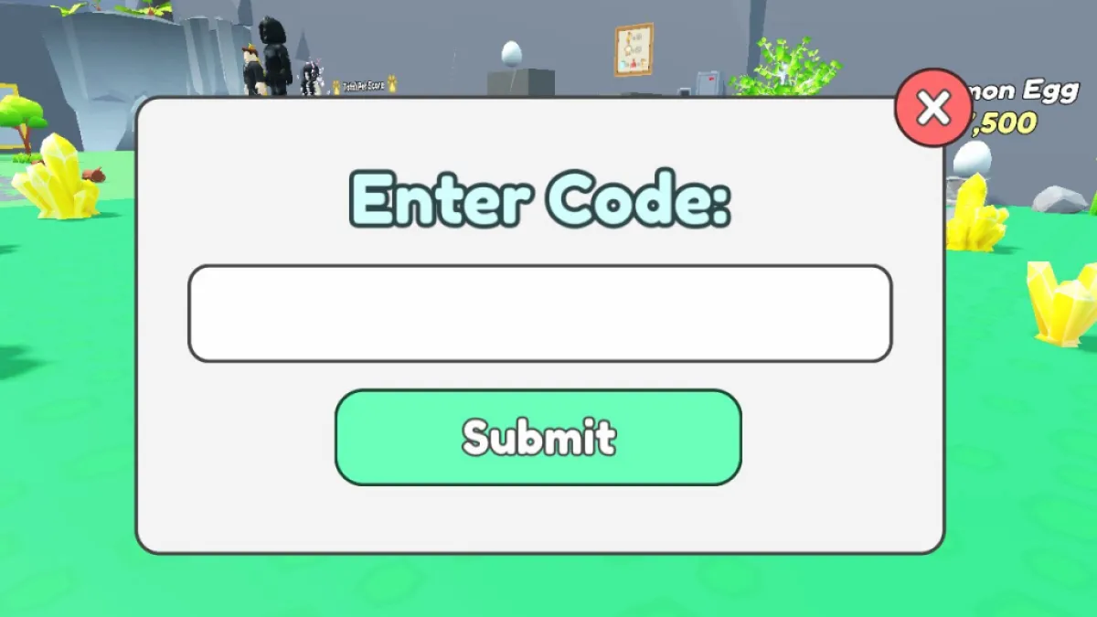 How to redeem codes in Collect All Pets step 2