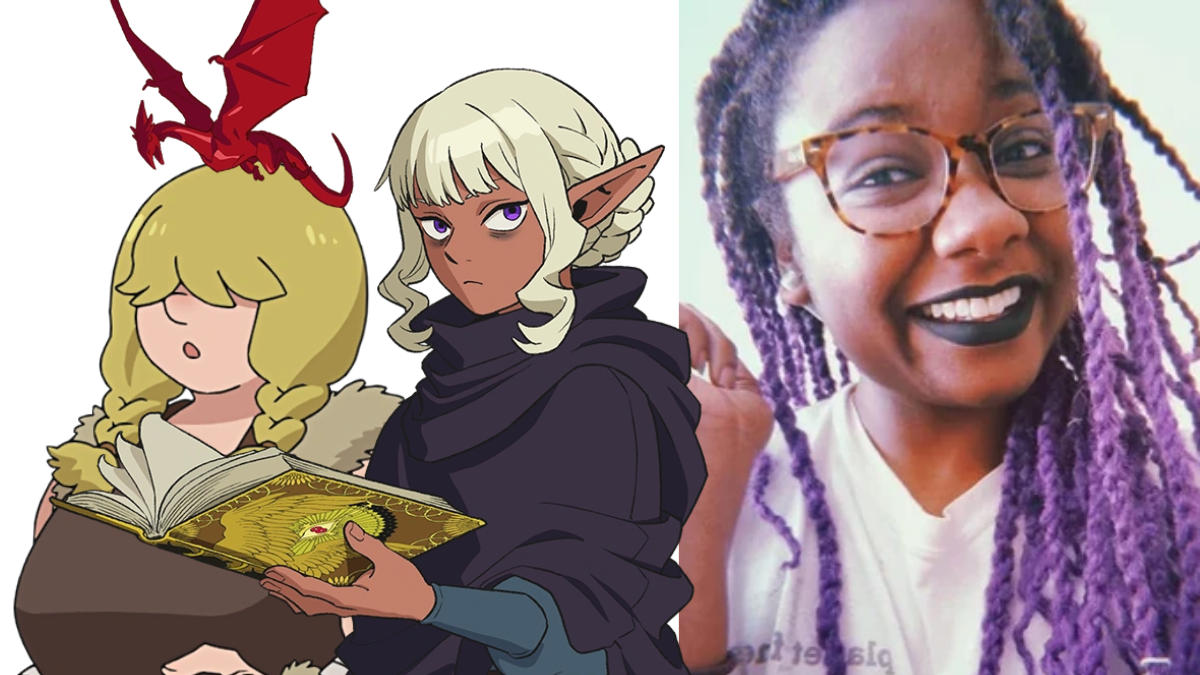 Voice Actor Rebeka Thomas as Daya and Thistle in Delicious in Dungeon