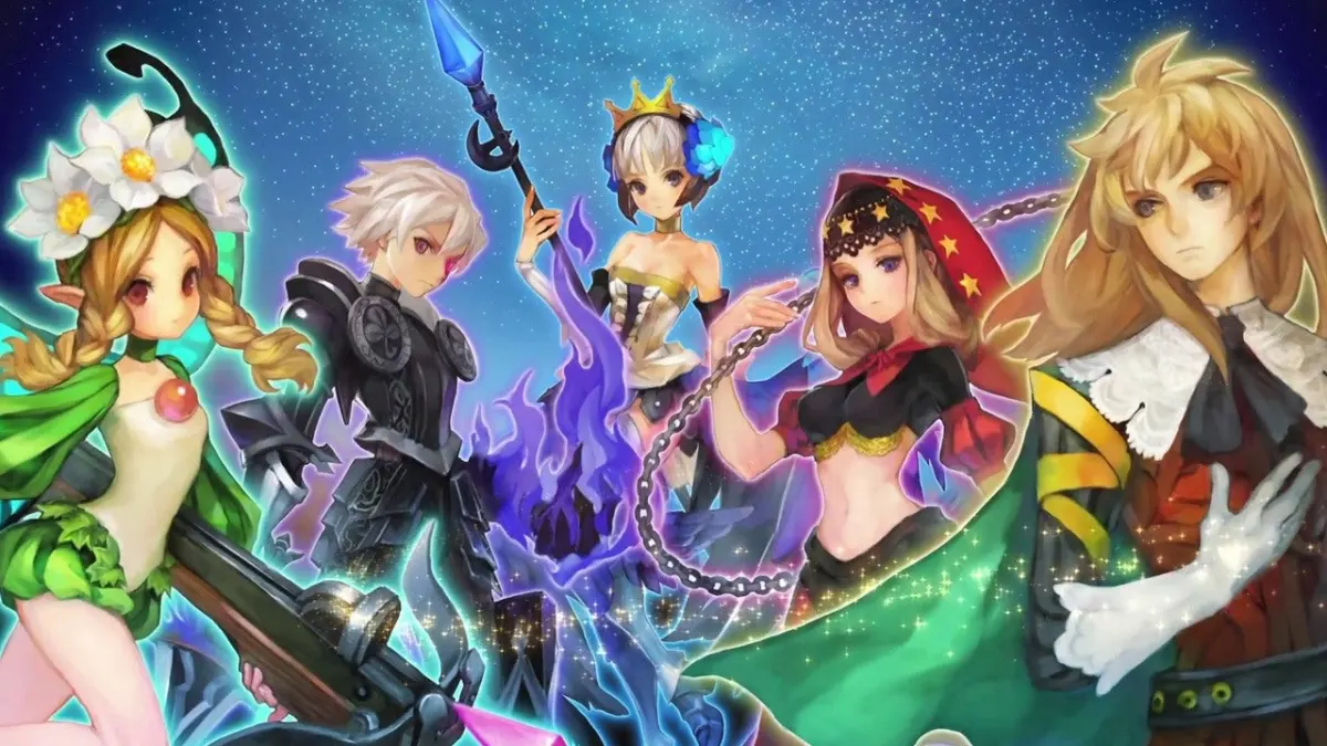 Character portraits from Vanillaware's JRPG Odin Sphere