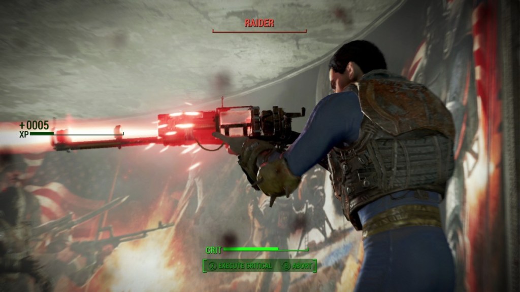 El combate proporciona experiencia en Fallout 4