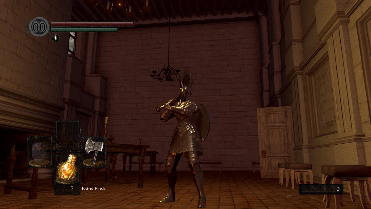 Elias the Knight in Anor Londo Checkpoint save in Dark Souls: Remastered