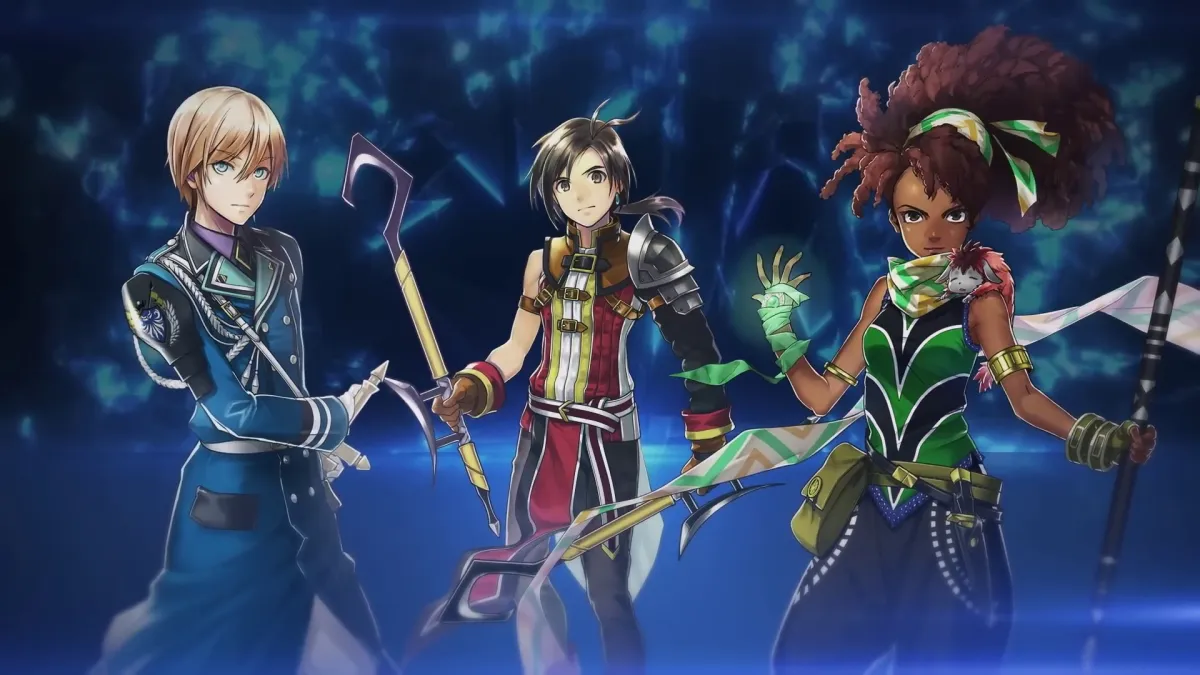 Trailer footage of the three main characters of Eiyuden Chronicle: Hundred Heroes