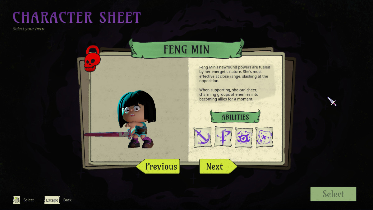 Fen Ming in What The Fog, with a detailed description of her lore and abilities