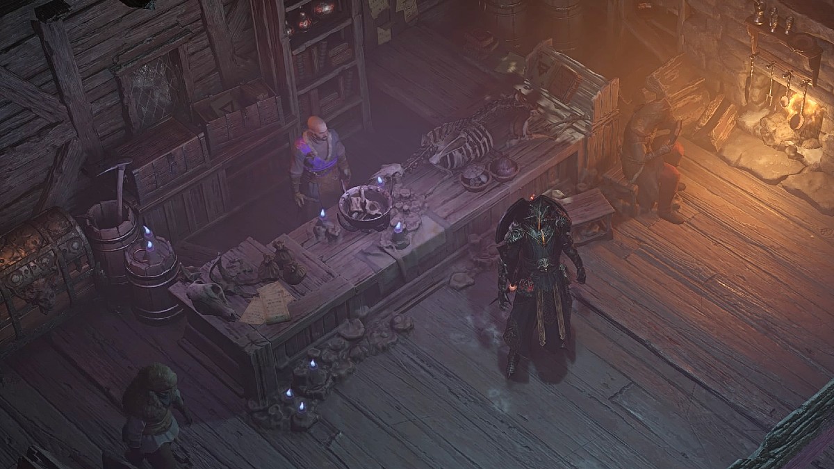 Occultist Vendor in Diablo 4.