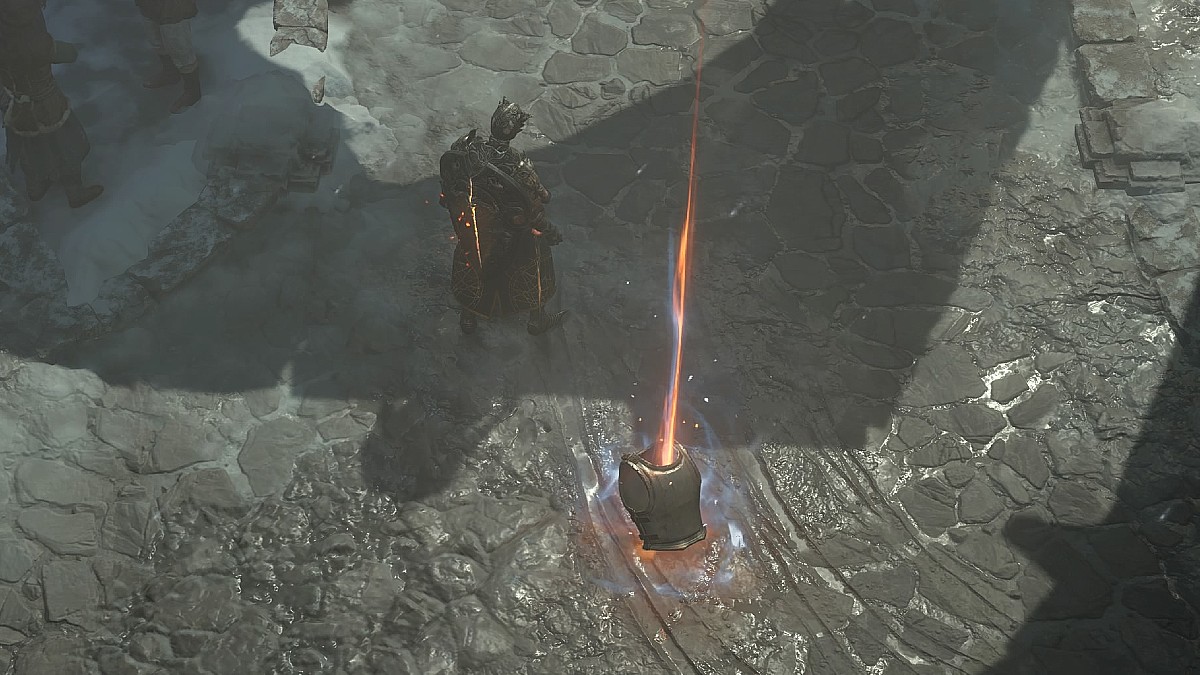 Legendary loot in Diablo 4.