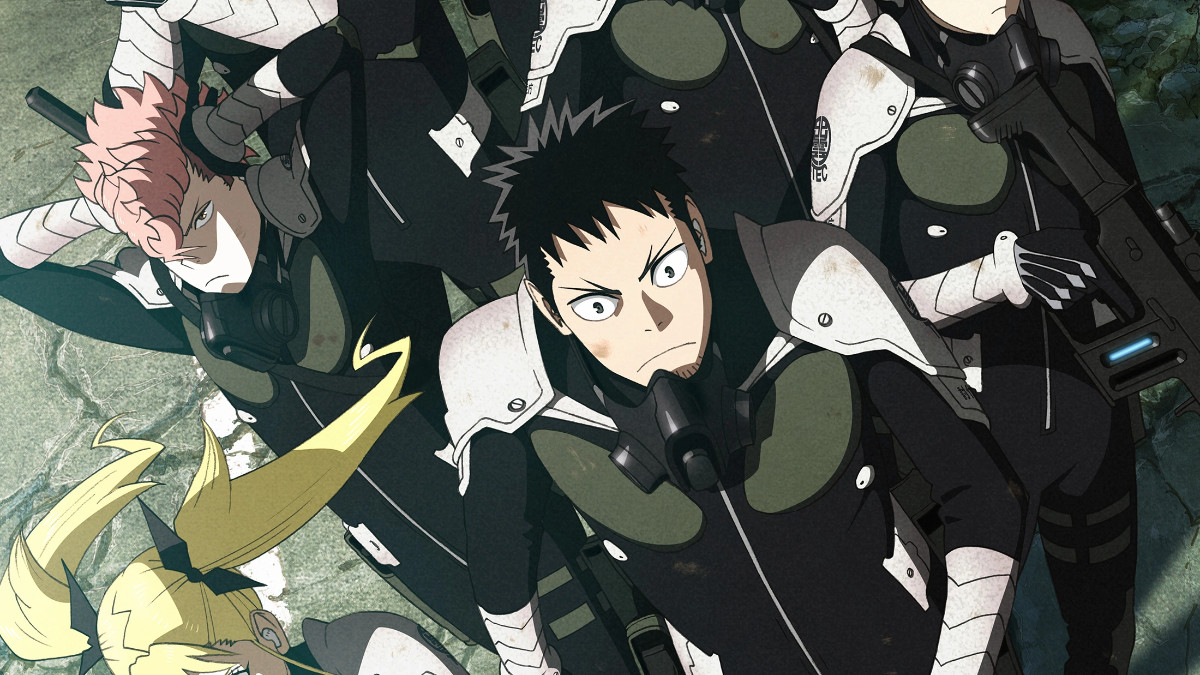 The main cast of Kaiju No 8. This image is part of an article about the confirmed release date of Kaiju No. 8 Episode 11.