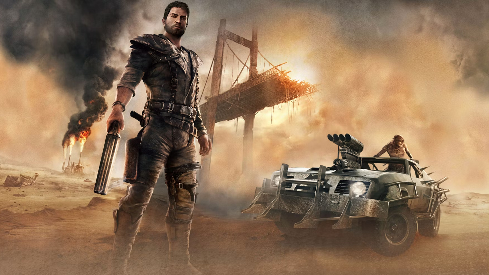 Key art for the 2015 Mad Max video game