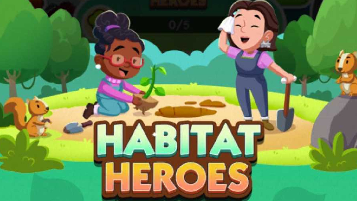 Monopoly GO Habitat Heroes Key Art
