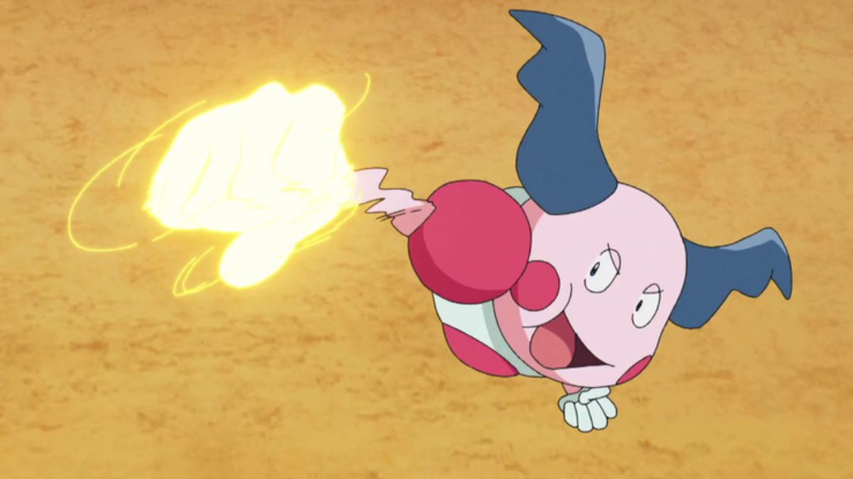 Mr. Mime using the Focus Punch attack