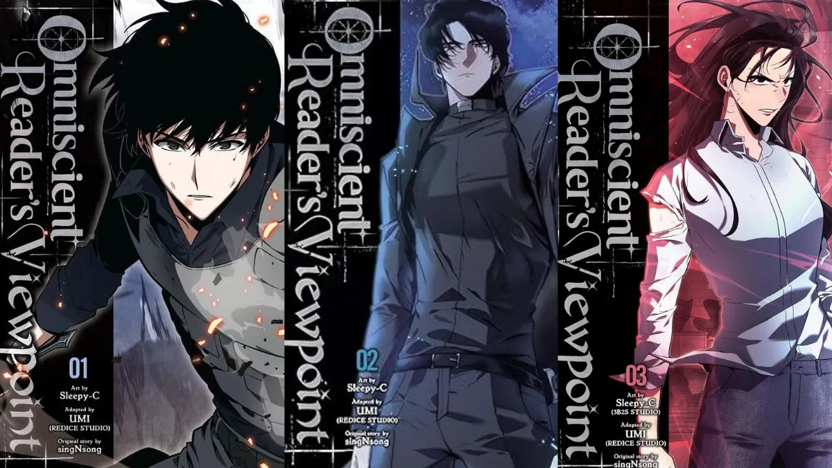 Cover for the first three volumes of the web novel Omniscient Reader's Viewpoint